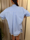 Camicia mimì righe celesti TAB2287
