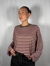 T-Shirt a righe manica a campana - HaveOne