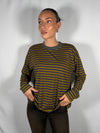 T-Shirt rigata profilo a contrasto - HaveOne