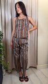 Top a righe bicolore Art. R9990077V