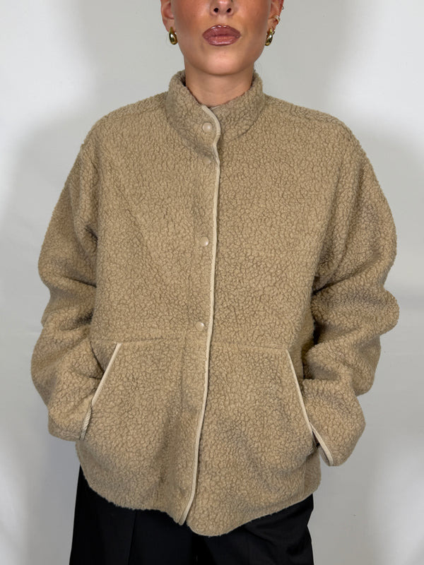 Bomber Vera teddy Beige - JJXX