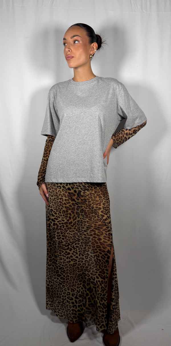 Gonna tulle leopardata - Temsione In