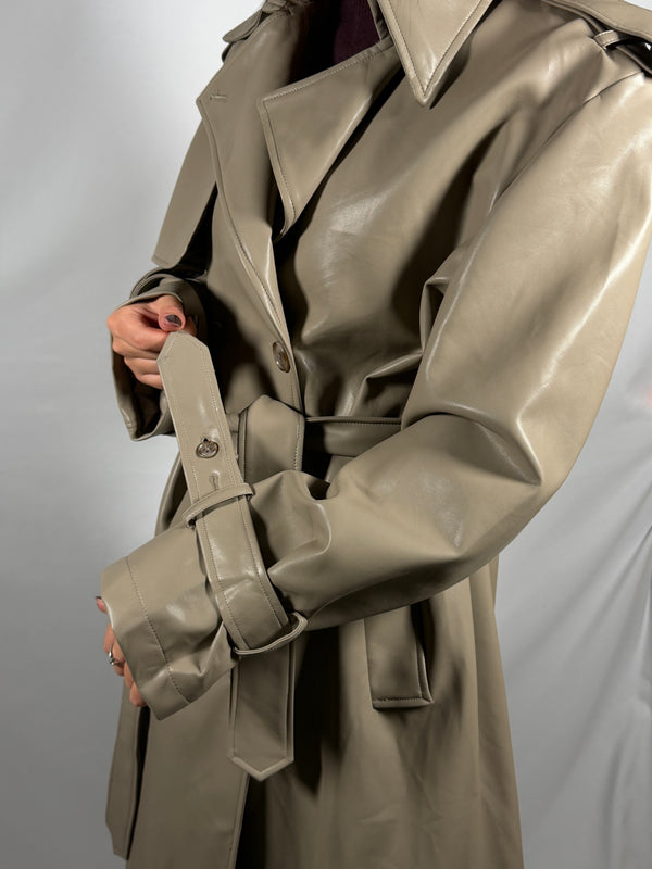 Trench Isere lungo ecopelle - HaveOne