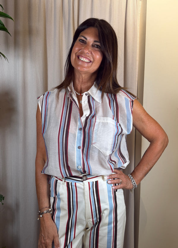 Camicia rigata ART S26CH55