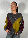 Cardigan con rombi - Vicolo