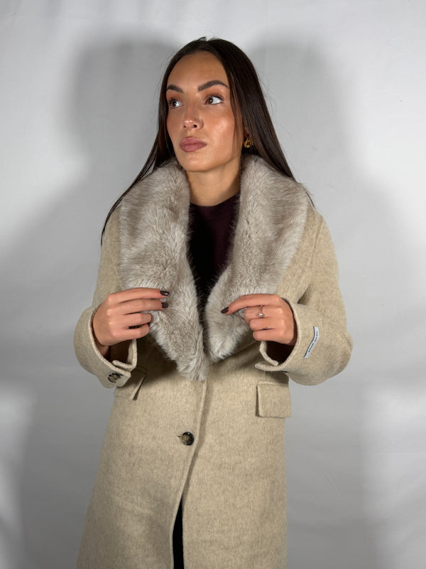 Cappotto collo pelliccia Siberia - HaveOne KIDR001
