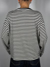 T-shirt scatoletta a righe- Vicolo UAC0140