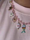 Collana mare rosa