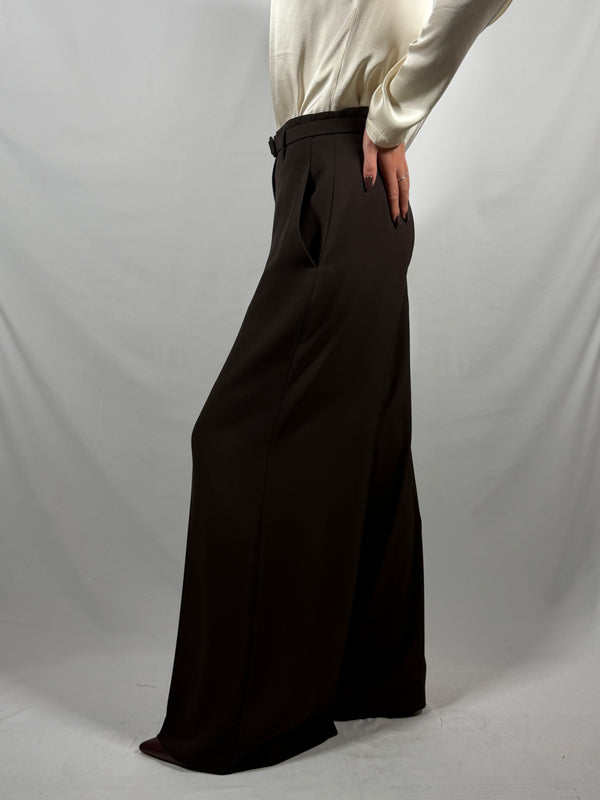 Pantalone palazzo con cintura Moro- Imperial P7J7MHXC