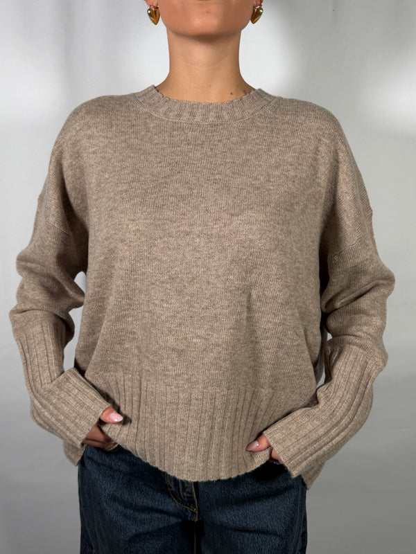 Maglione girocollo 100% Lana- Vicolo