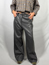 Pantalone ecopelle ferro - Tensione In