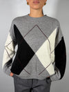 Cardigan con rombi - Vicolo