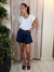 Short Ivy farfalla blu scuro HaveOne Art PGZ-Q366