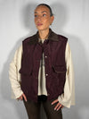 Gilet trapuntanto bordeaux - Tensione In