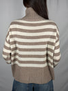 Maglione collo altoa righe - Tensione In WL721