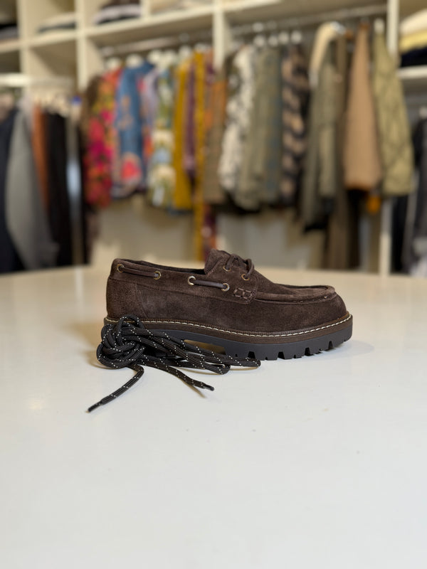 Mocassino camoscio Moro - Ovyé