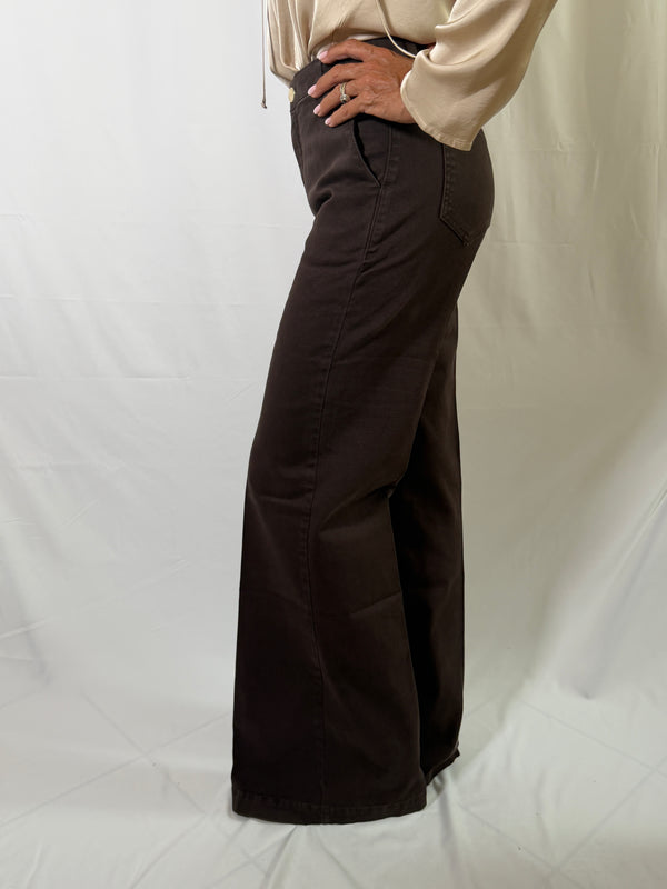 Jeans Elena palazzo moro Vicolo DAC5121
