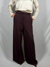 Pantalone palazzo con cintura Bordeaux- Imperial P7J7MHXC