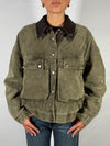 Bomber colletto ecopelle - You Decide