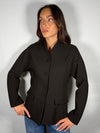 Giacca Nera collo Sciancrato - Philia Loft
