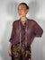 Camicia Nomad a righe con collana celeste-HaveOne