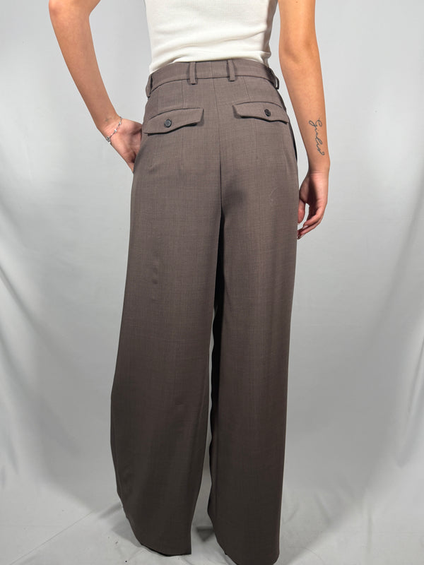 Pantalone palazzo con pinces - Vicolo
