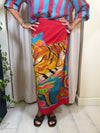 Gonna lunga pareo con fantasia Tigre IndiaART. GVS-Q240