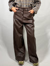 Pantalone ecopelle ferro - Tensione In