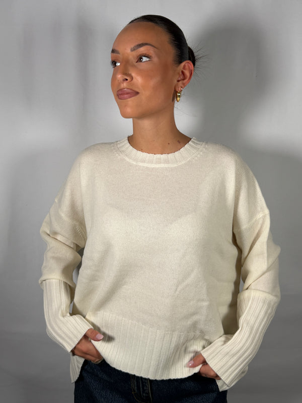 Maglione girocollo 100% Lana- Vicolo