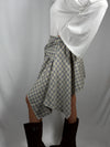 Gonna effetto camicia in check- Vicolo