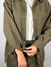 Camicia microcheck con frange - Philia Loft