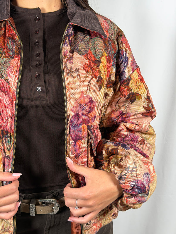 Bomber floreale - TAC0573 Vicolo