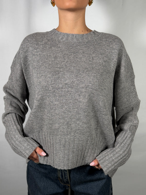 Maglione girocollo 100% Lana- Vicolo