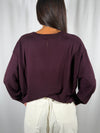 Maglia con scollo a V Bordeaux- 2AC2043 Vicolo