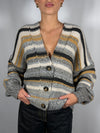 Maglione multicolor a righe - HaveOne