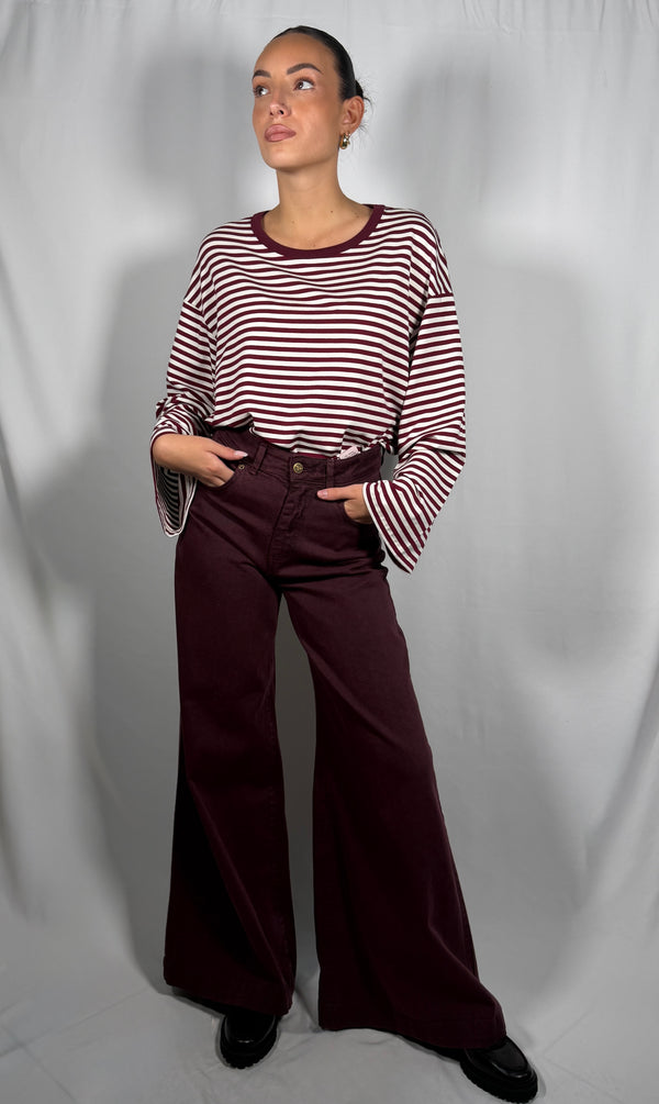 Pantalone palazzo Bordeaux - Philia Loft G03V0030