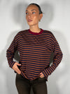 T-Shirt rigata profilo a contrasto - HaveOne