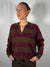 Maglione con righe e colletto - vicolo