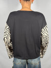 T-Shirt manica lunga zebrata - HaveOne