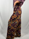 Pantalone in cinigliacon stampa foglie - Haveone