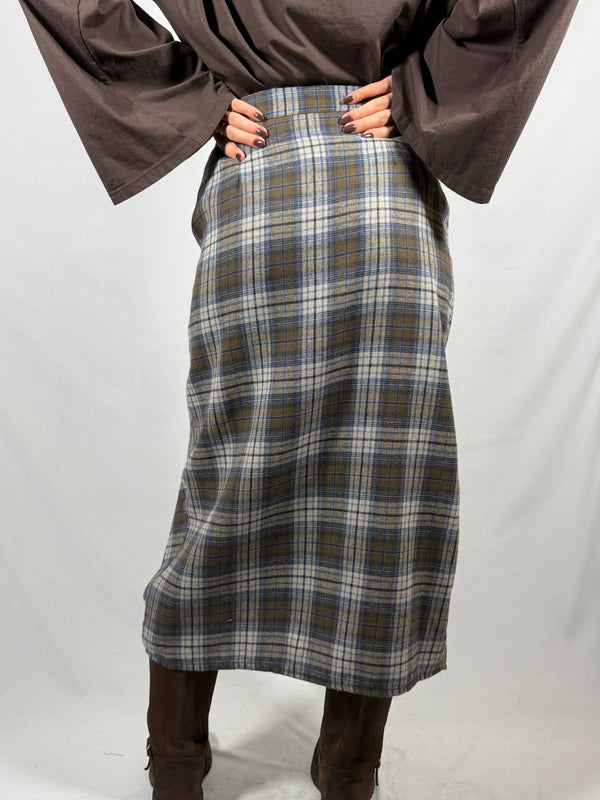 Longuette effetto camicia in check - HaveOne