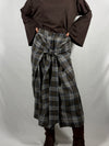 Longuette effetto camicia in check - HaveOne