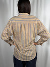 Camicia rigata beige - HaveOne