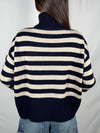 Maglione collo altoa righe - Tensione In WL721