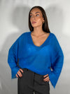 Maglia Mohair over scollo a V- Vicolo 7AC7082
