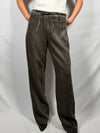 Pantalone in velluto muschio- Tensione In