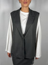 Gilet blazer gessato - Tensione In