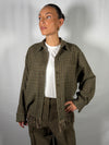 Camicia microcheck con frange - Philia Loft