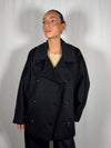 Cappotto doppio petto blu - Philia LoftV03V0083