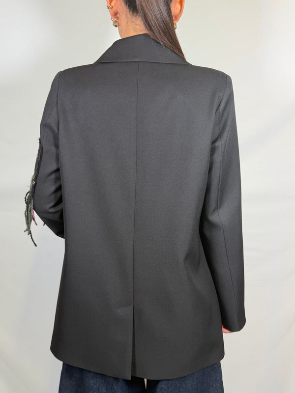 Giacca over con Patch e Frange - Vicolo RAC0348